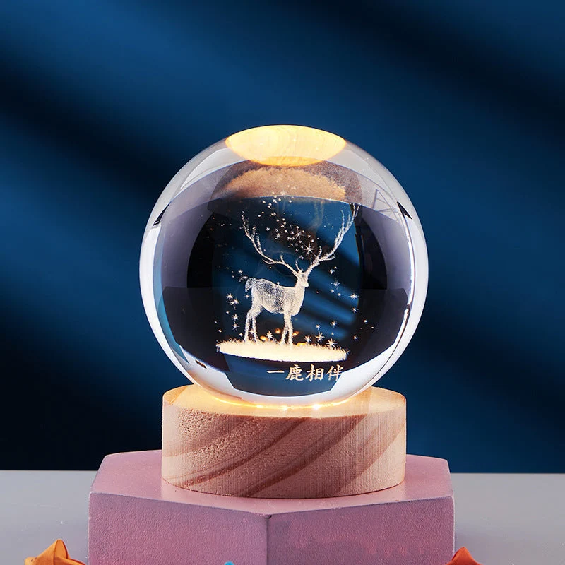 3D Kristallen Nachtlamp Selzar