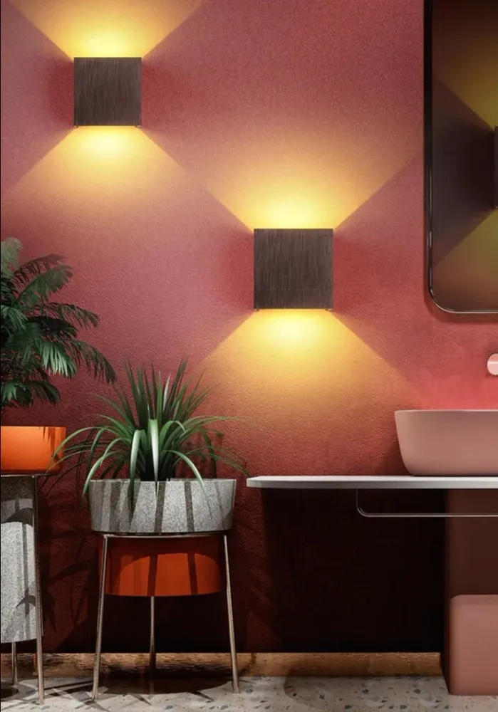 LED Aluminium Wandlamp voor Slaapkamer Woonkamer Gang Bijverlichting Selzar