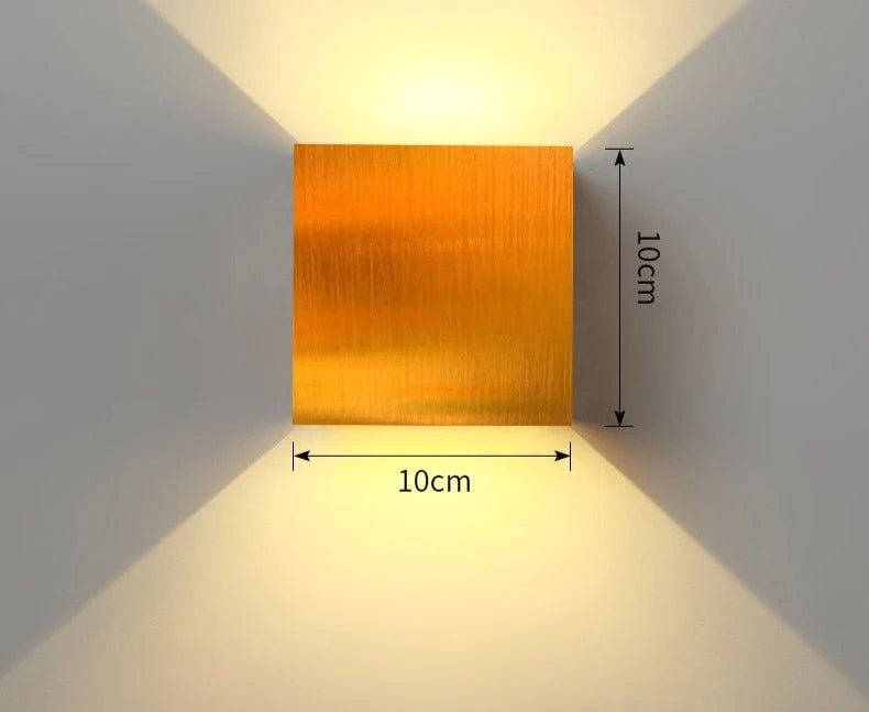 LED Aluminium Wandlamp voor Slaapkamer Woonkamer Gang Bijverlichting Selzar