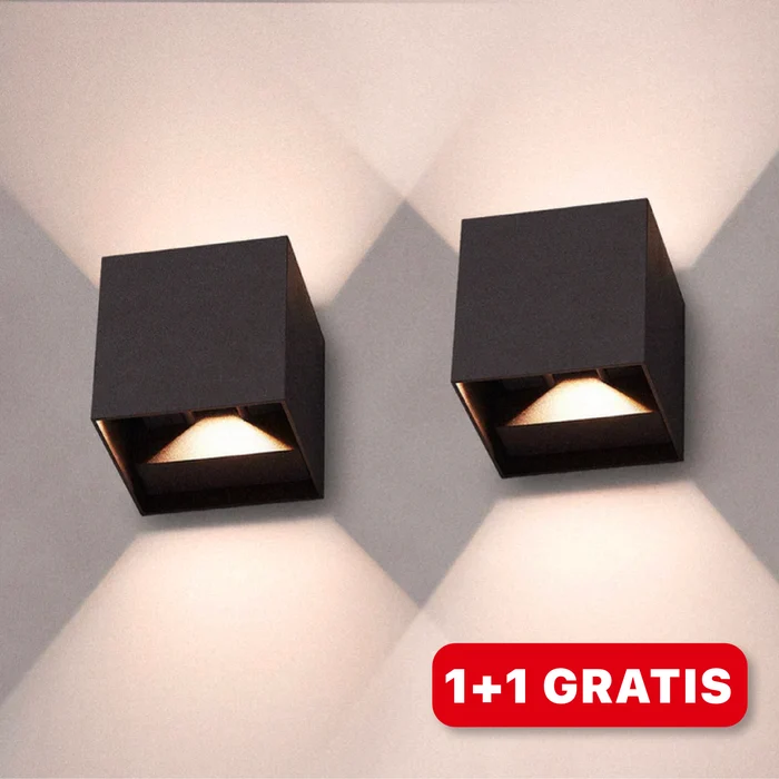 LED Cube Wandlampen | 1+1 Gratis Selzar