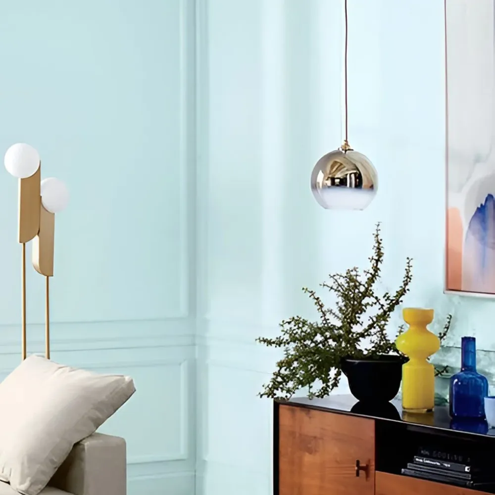 LichtMeester - Moderne Globe Design Hanglamp van Glas met LED Verlichting voor Keuken en Eetkamer Selzar