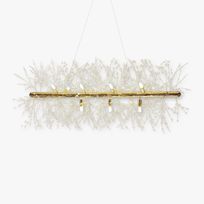 Lili Design LED Hanglampen Wit Gouden Metaal Woonkamer Eetkamer Selzar