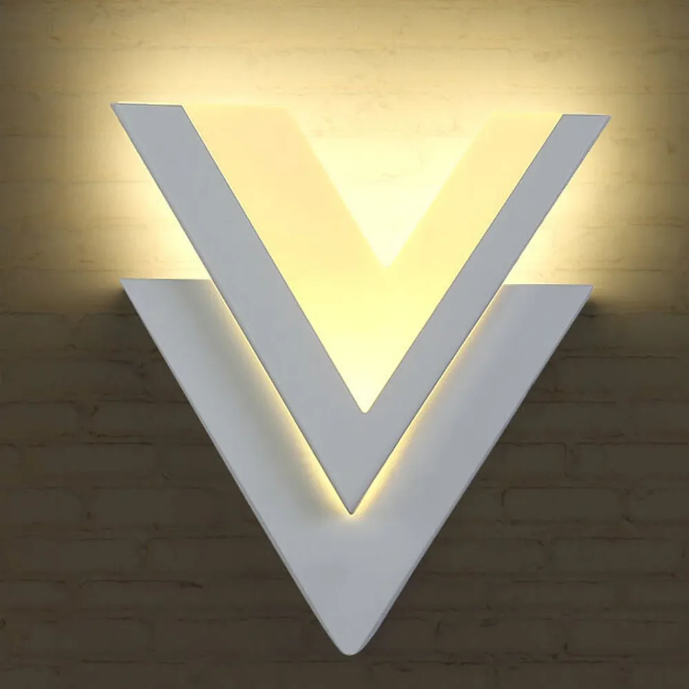 LumiLED - Minimalistische creatieve V-vormige LED-wandlamp Selzar