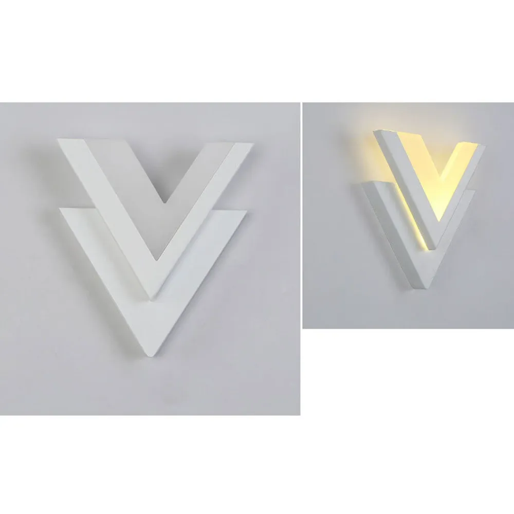 LumiLED - Minimalistische creatieve V-vormige LED-wandlamp Selzar