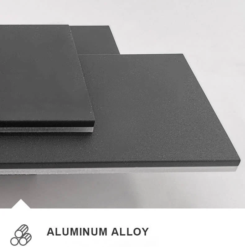 LumiNova - Minimalistische vierkante gestapelde LED-wandlamp van aluminium Selzar