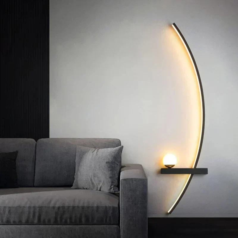 Lumosphere Glow - Minimalistische LED Wandlamp Selzar