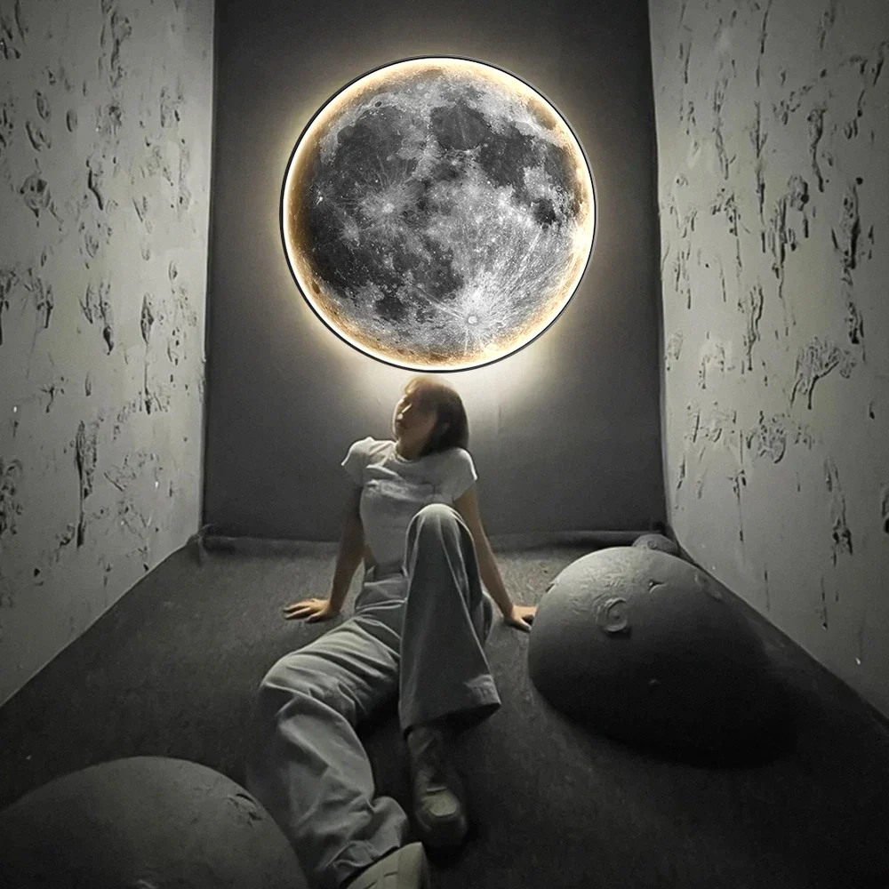 LunaLux - LED Maan Wandlamp Selzar