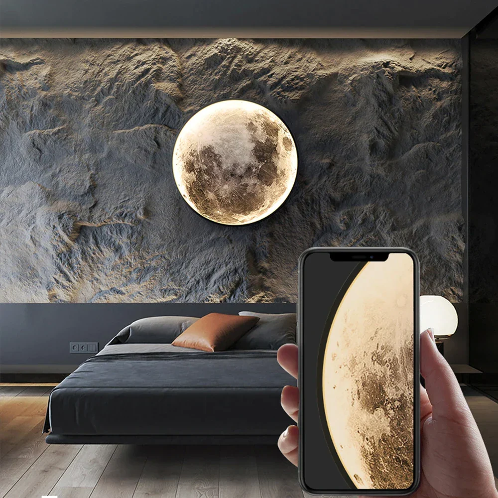 LunaLux - LED Maan Wandlamp Selzar