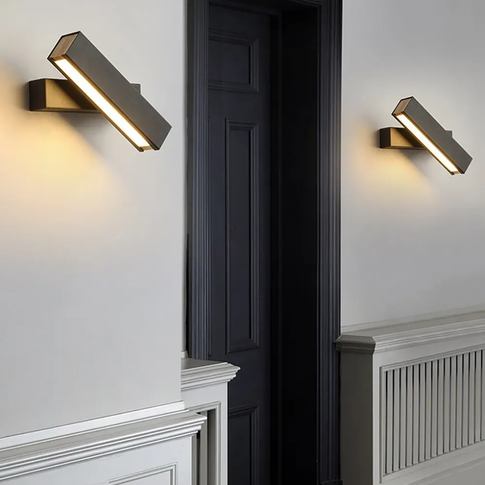 LuxeGlow - Minimalistisch Ontwerp LED Wandlampen met Draaibaar Design Selzar