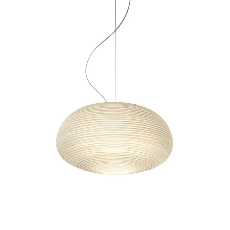 Moderne Hanglamp van Geribbeld Glas Selzar