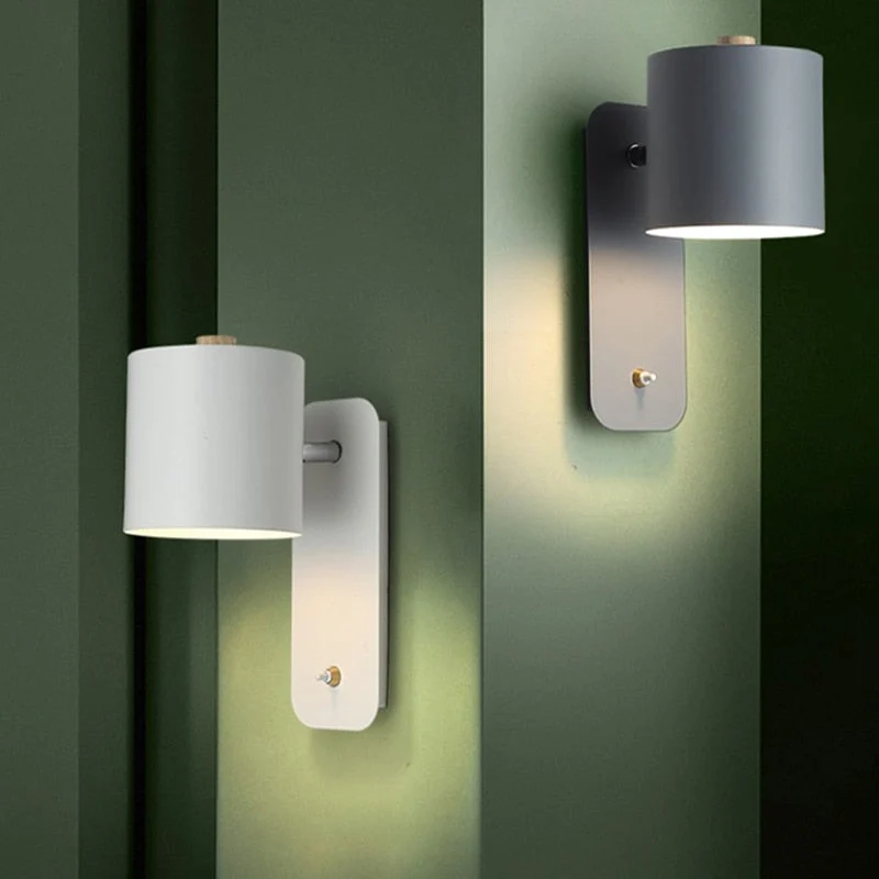 Moderne LED Wandlampen met Schakelaar voor Binnenhuisdecoratie Selzar