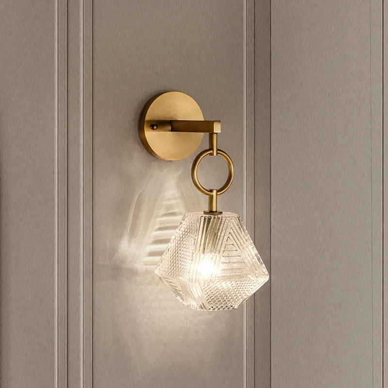 NimbusAurora - Glazen Wandlamp Selzar