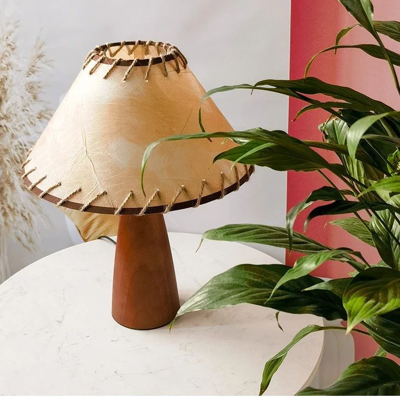 NobleOak – Klassieke Houten Lamp Selzar