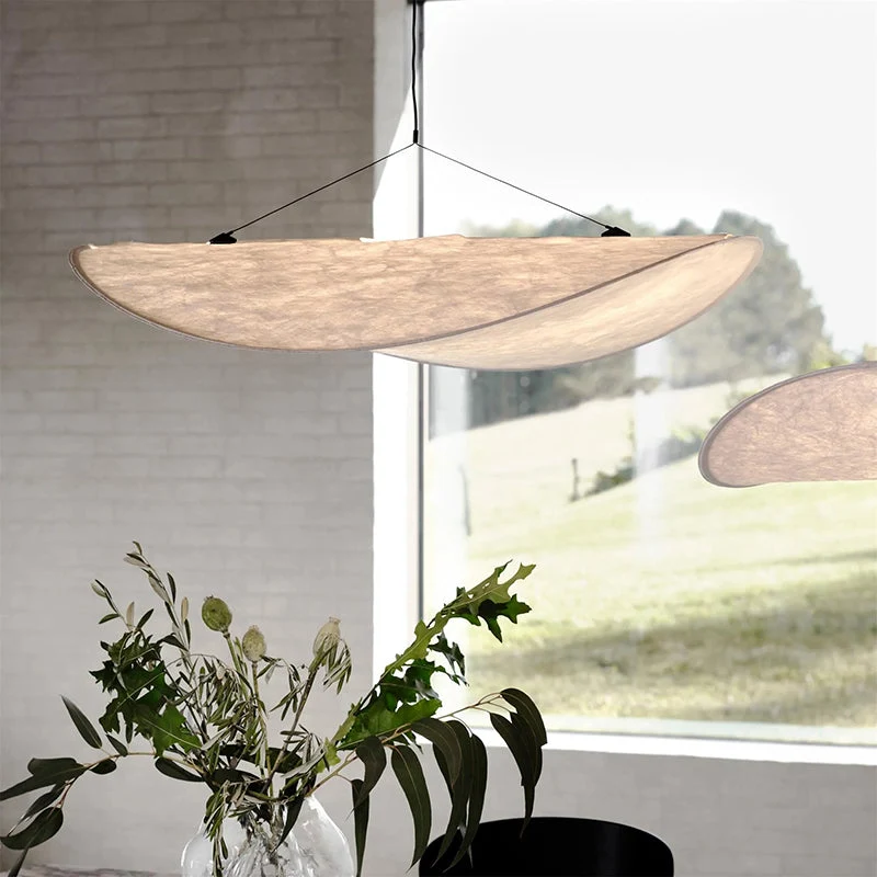 Renée Moderne LED Hanglamp van Metaal en Kunstzijde Wit voor Slaap Selzar