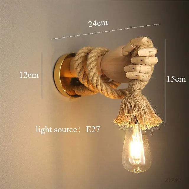 RusticLumina - Retro-Industriële Wandlamp Selzar