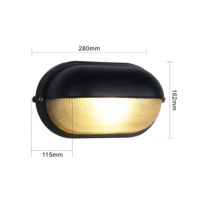 SteelGlow - Industriële Waterdichte Wandlamp Selzar