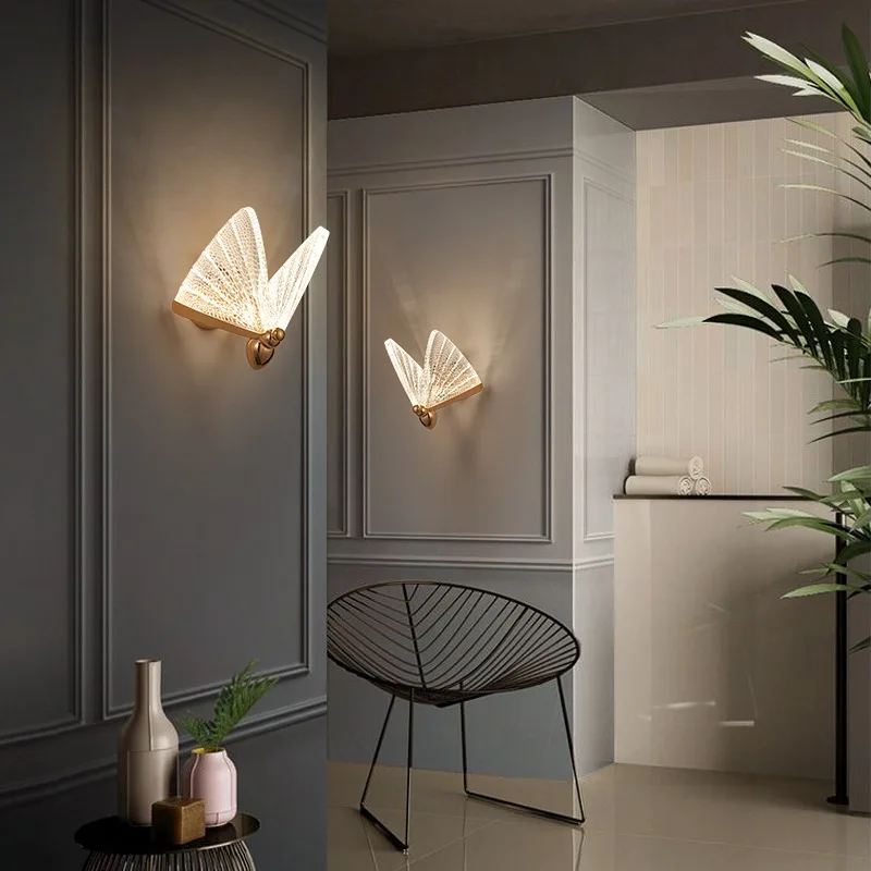 TimberLuxe - Vlinder Wandlampen Selzar
