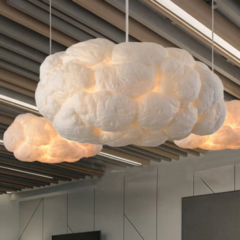 TranquilAura - LED Hanglamp Wolkvorm voor een Rustgevende Interieur Selzar