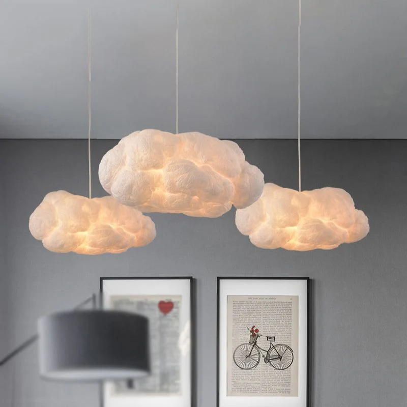 TranquilAura - LED Hanglamp Wolkvorm voor een Rustgevende Interieur Selzar