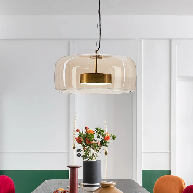 VerreElegance - Moderne Hanglamp voor Hotelinrichting Selzar