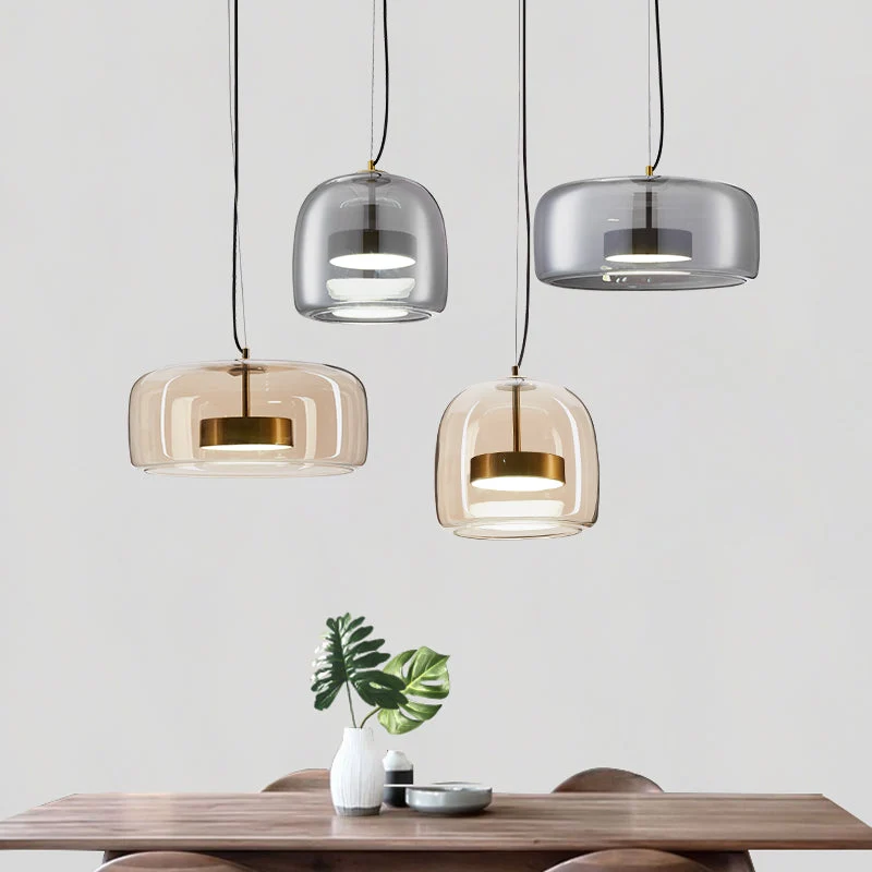 VerreElegance - Moderne Hanglamp voor Hotelinrichting Selzar