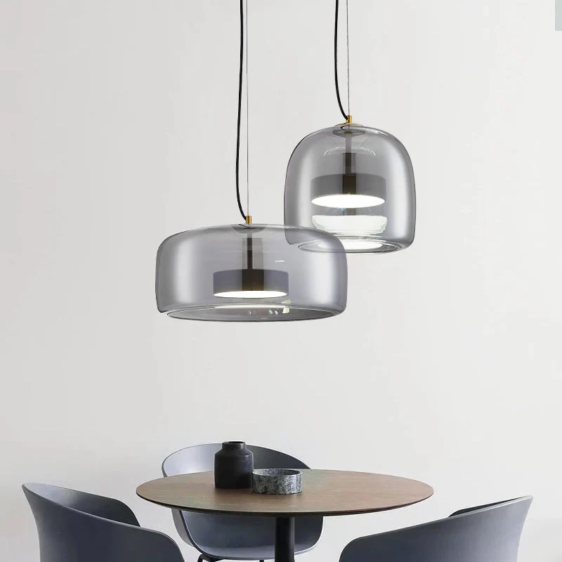 VerreElegance - Moderne Hanglamp voor Hotelinrichting Selzar