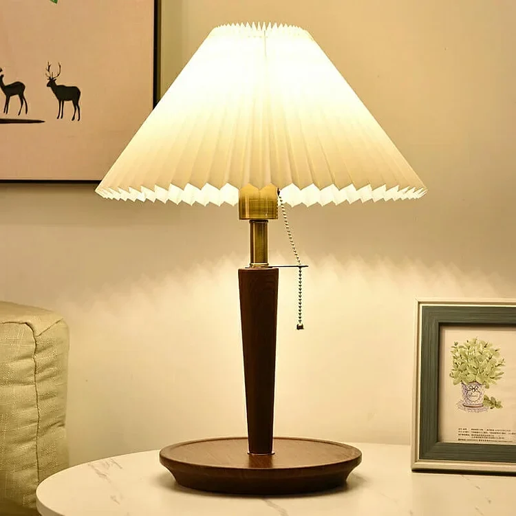 VintageLumi – Retro Houten Lamp Selzar