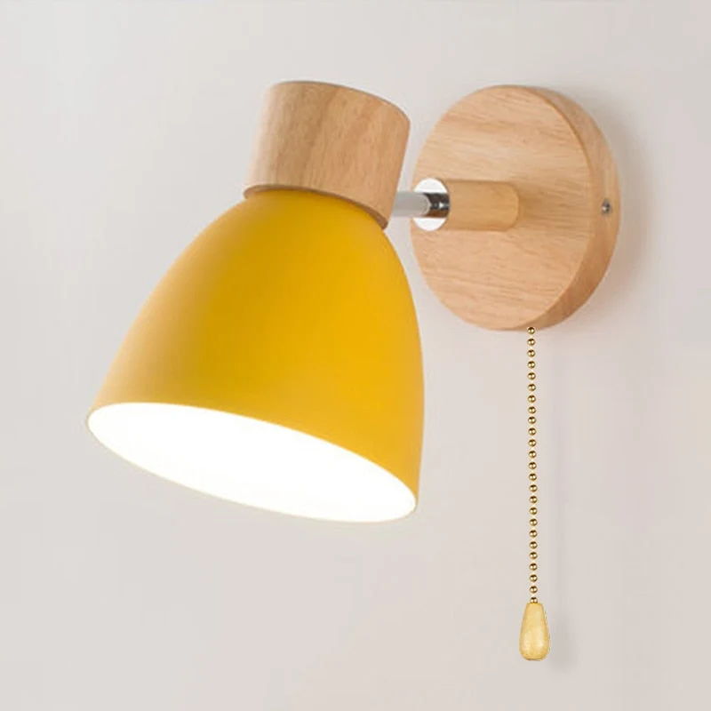 Yadiel - Scandinavische Houten Hangende Wandlamp Selzar