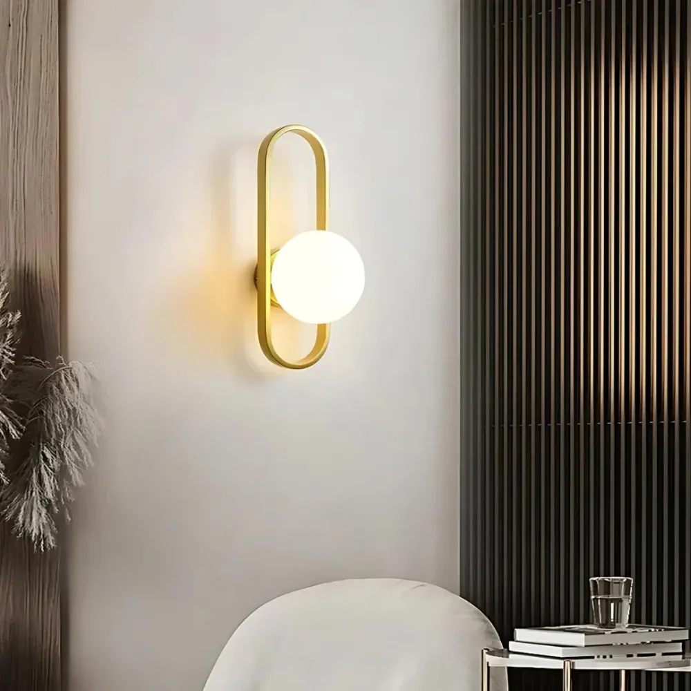 Luxe Wandlamp van Glas met Warme LED Verlichting SMD Living