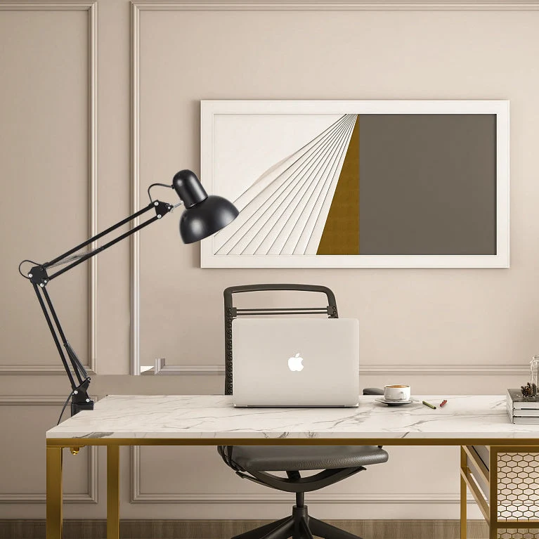 Minimalistische Monteerbare Tafellamp van IJzer en ABS Verkrijgbaar Meerdere Kleuren SMD Living
