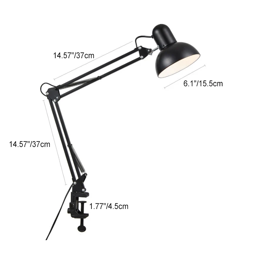 Minimalistische Monteerbare Tafellamp van IJzer en ABS Verkrijgbaar Meerdere Kleuren SMD Living