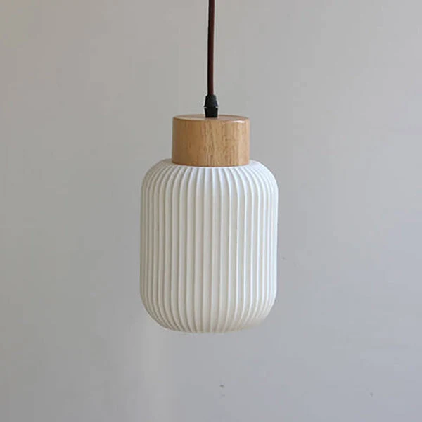 Moderne Wandlamp van Keramiek en Hout – Witte moderne Kleur SMD Living