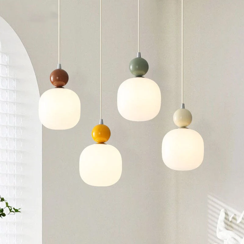 Scandinavische Glazen Hanglamp – Meerdere Kleuren met G9 Fitting SMD Living