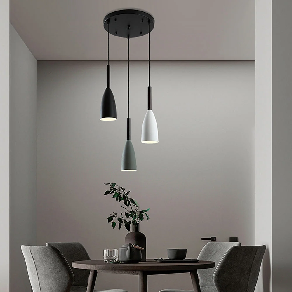 Scandinavische Glazen Hanglamp met Tijdloze Scandinavische Elegantie SMD Living