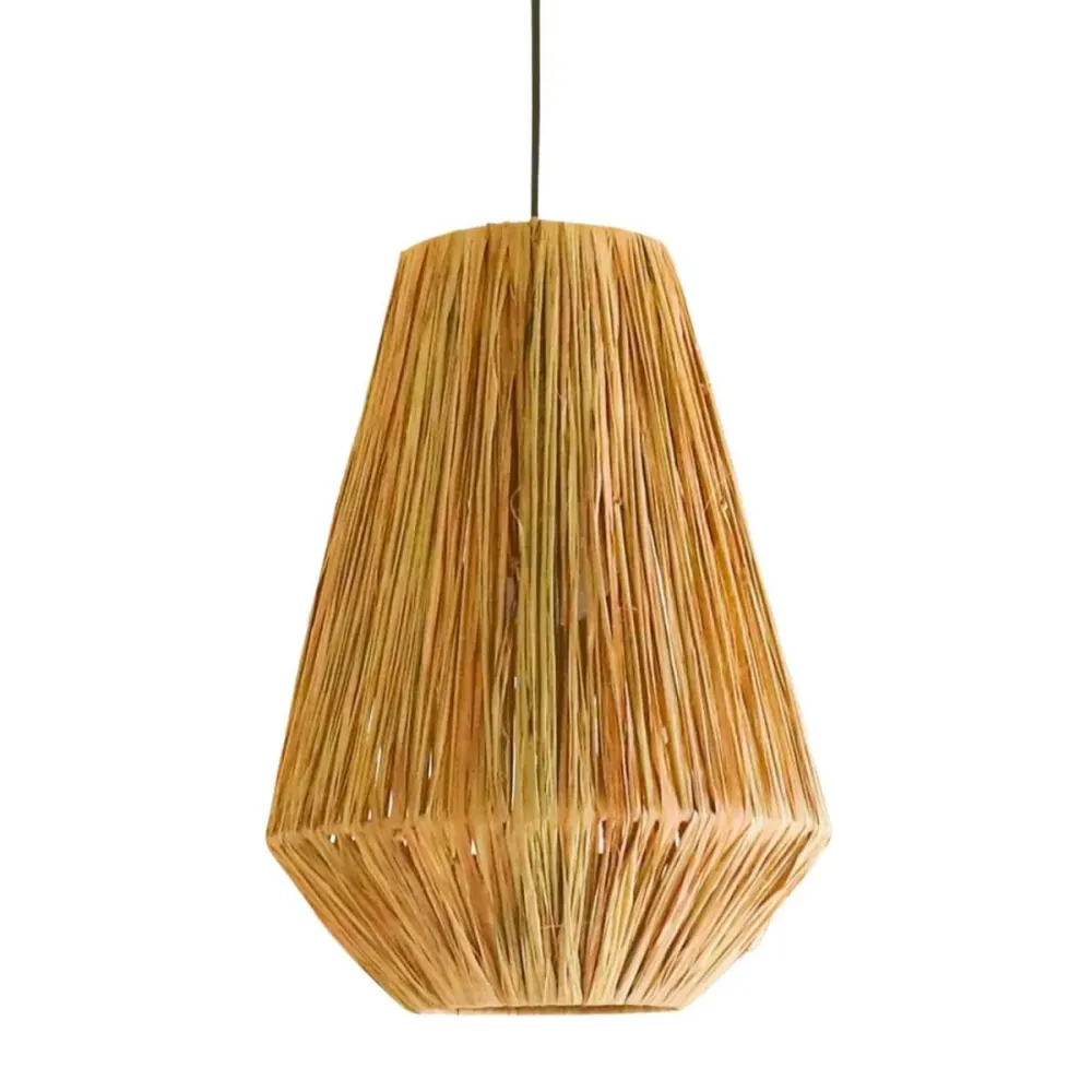 Raffia lampenkap Endah beige Soeji