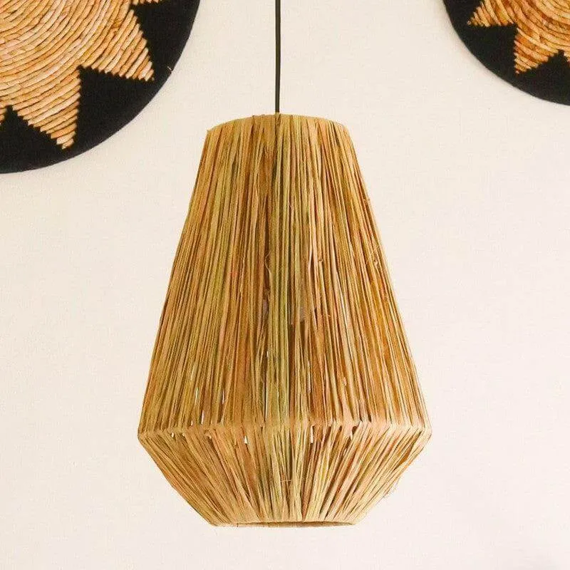 Raffia lampenkap Endah beige Soeji