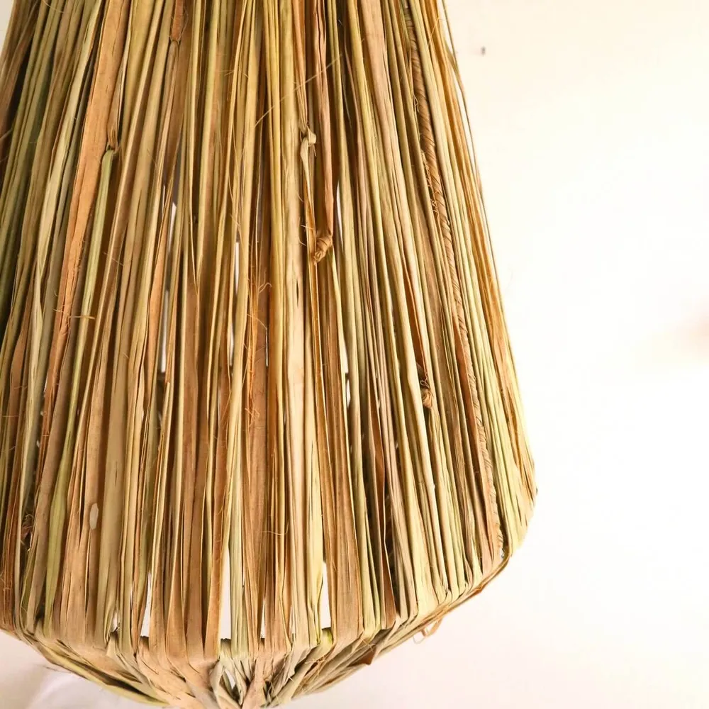 Raffia lampenkap Endah beige Soeji