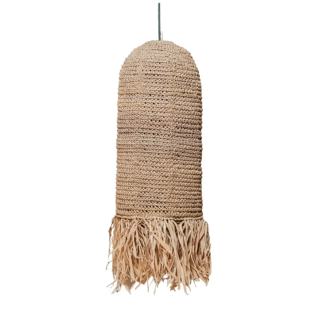 Raffia lampenkap Kawah beige Soeji