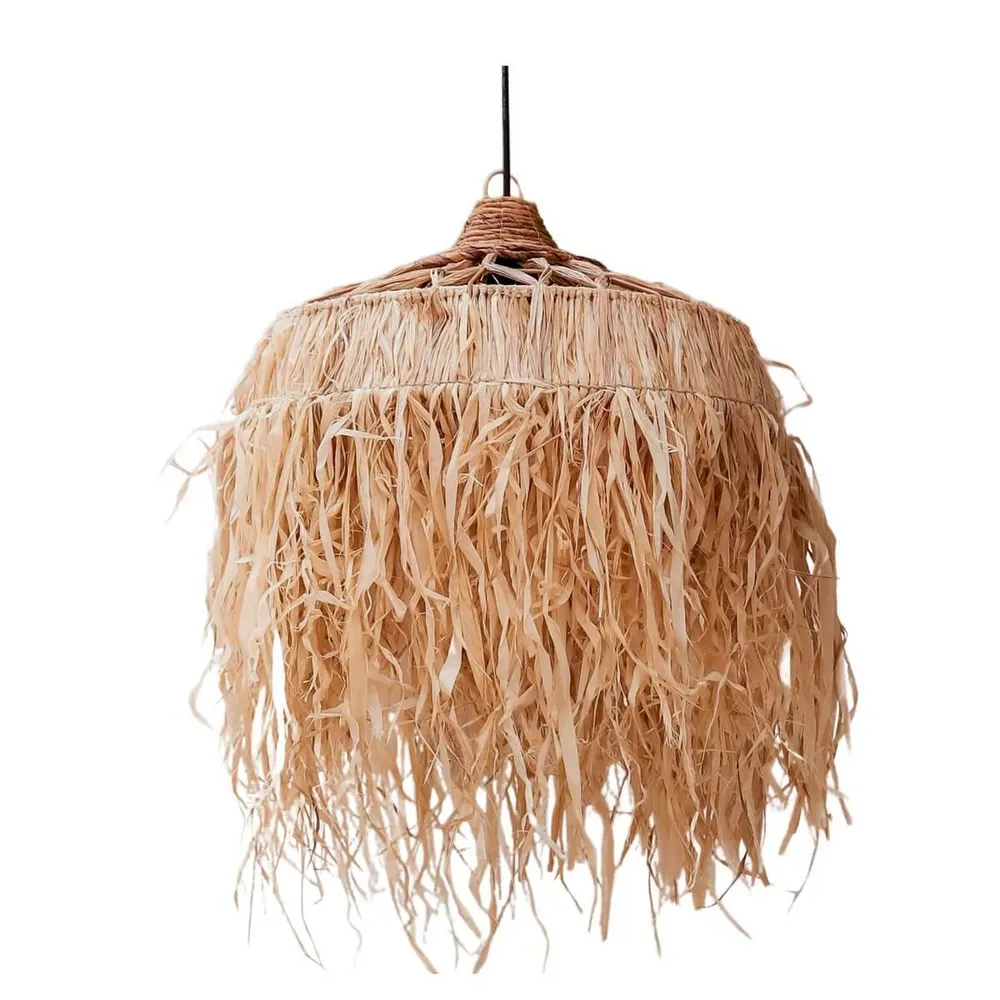 Raffia lampenkap Kawi beige Soeji