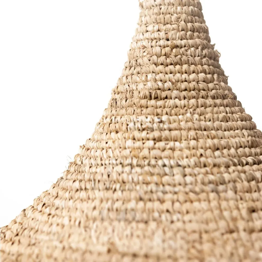 Raffia lampenkap Rumbai beige Soeji