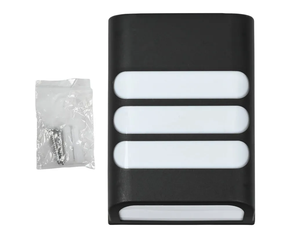 Solar Wandlamp 200mAh, 6-8u Licht, 11.3x4x15.8cm, Tuin/Terras
