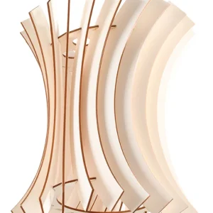 Sollux hanglamp Oriana - 1 lichts - 30 x 90 cm - bruin