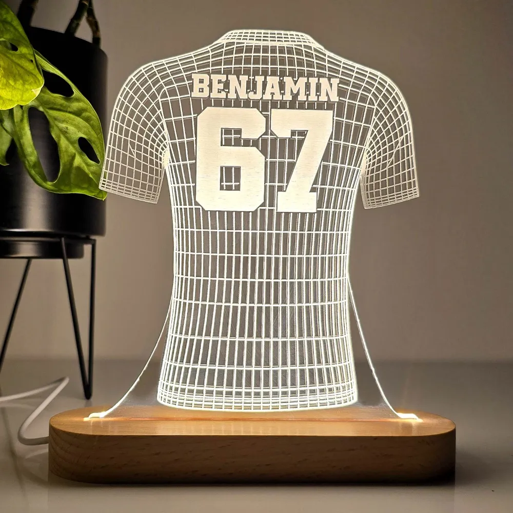 3d sportshirtlampje