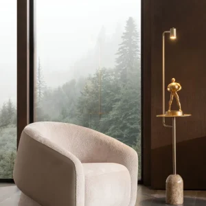 Staande Lamp Met Marmeren Voet