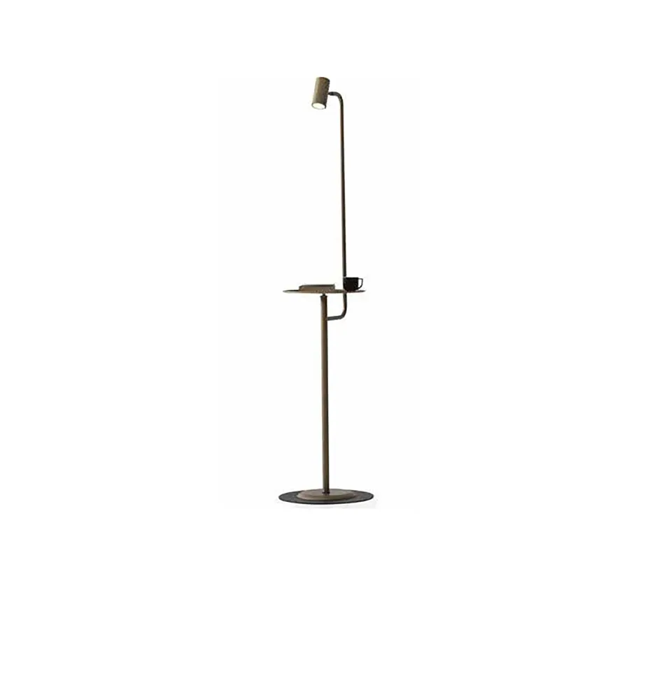 Staande Lamp Met Metaal Voet