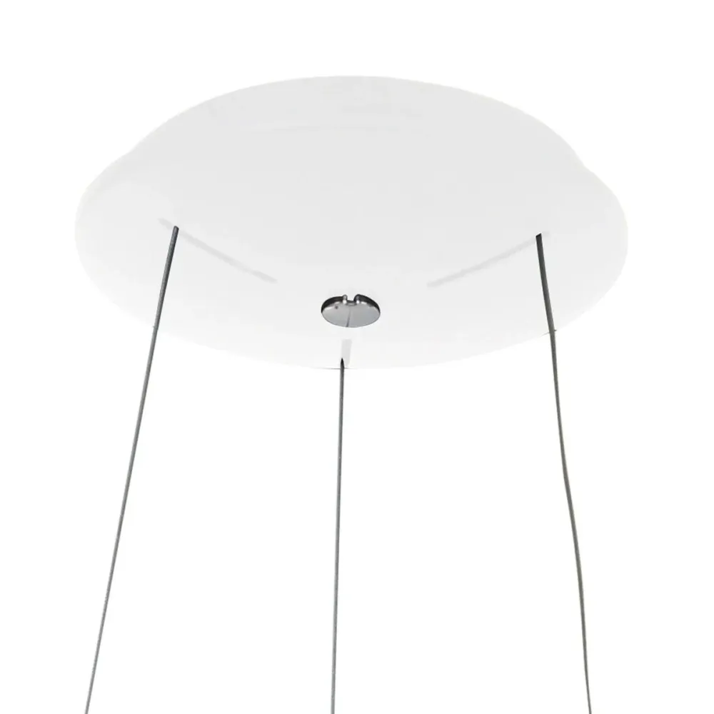 Steinhauer hanglamp Ringlede - 1 lichts - 48x 160 cm - wit