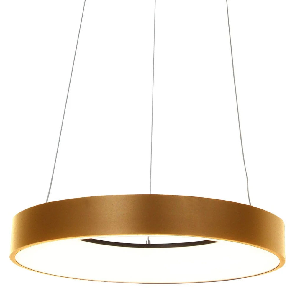 Steinhauer hanglamp Ringlede - 1 lichts - 48x 160 cm - goud