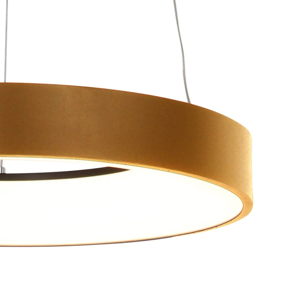 Steinhauer hanglamp Ringlede - 1 lichts - 48x 160 cm - goud