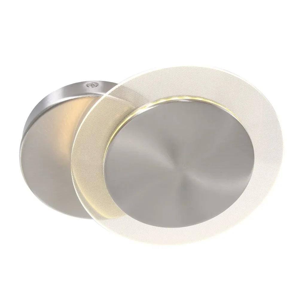 Steinhauer plafondlamp Lido - 1 lichts - 17x 6 cm - mat chroom