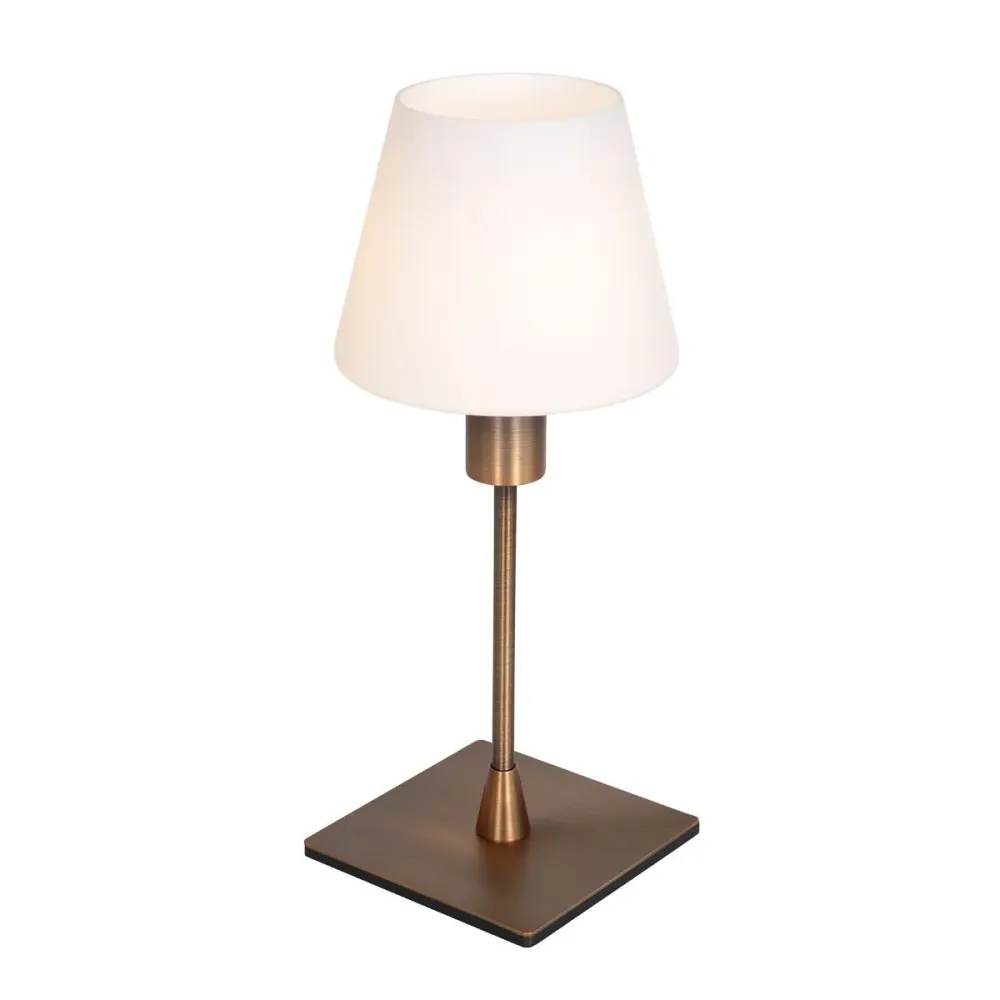 Steinhauer tafellamp Ancilla - 1 lichts - 13.5 x 33 cm - brons